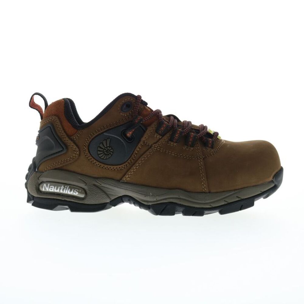 Nautilus Mens Specialty ESD Composite Toe SD10 Brown Shoes (NWT)